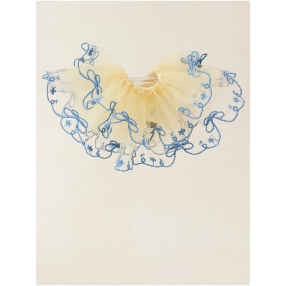 Zhou Yutong s Sorgenti Dorothy embroidered hair tie the same style worn by Bao En is an original design and handmade high end hair accessory image 2