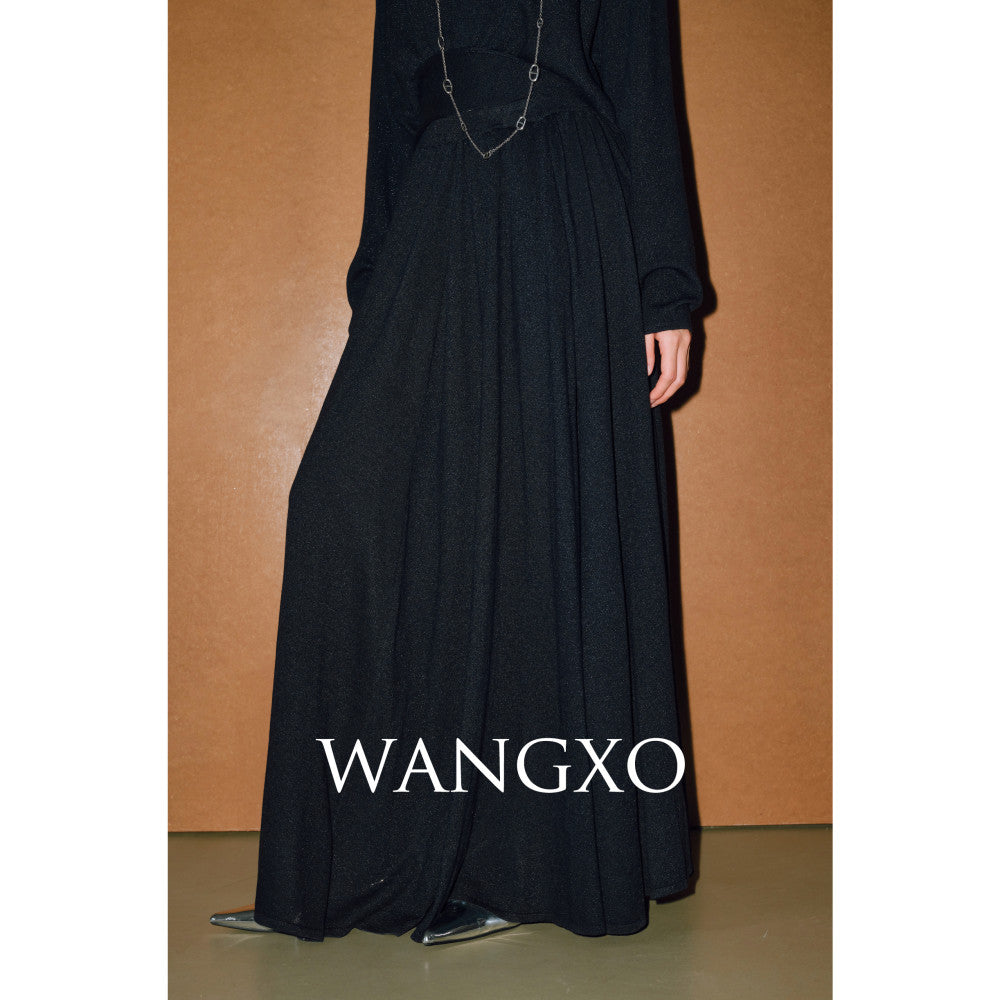 WANGXO Starry Sky Bright Silk Wool Pioneering Twisted Craftsmanship Greek Aesthetic Lazy Knitted Set image 37