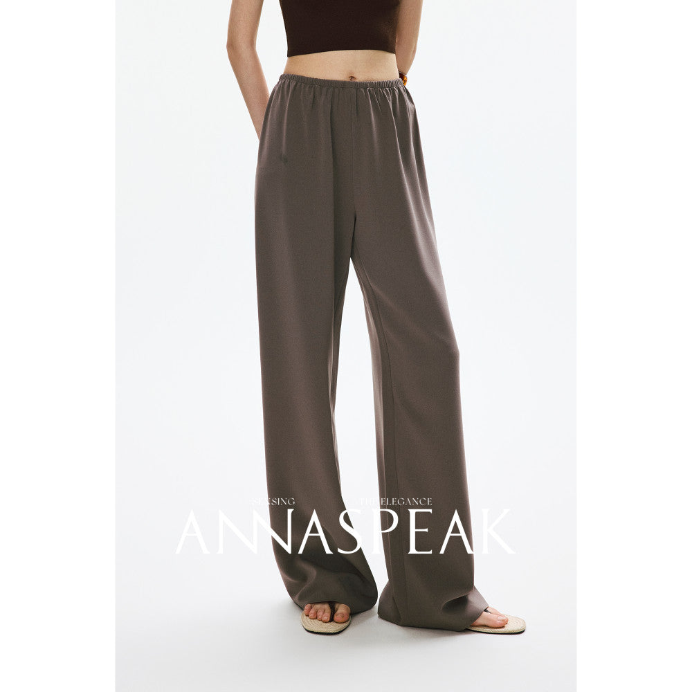 In stock ANNASPEAK old money wind amber flowing light Eastman acetate Ji simple collarless suit jacket pants image 52