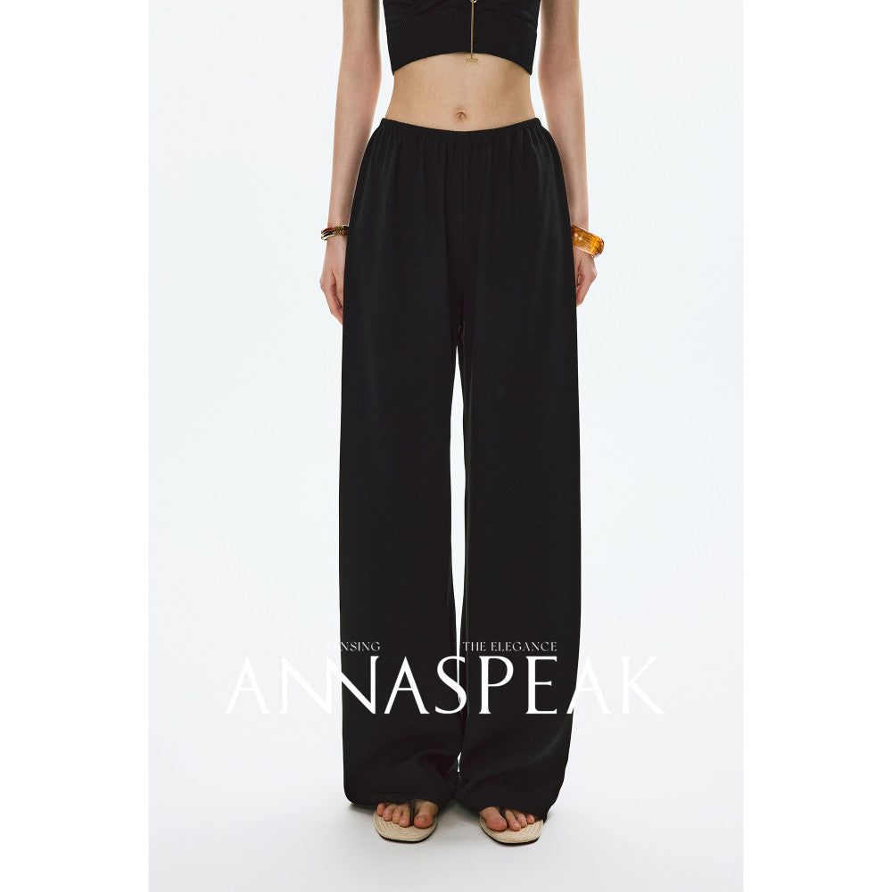In stock ANNASPEAK old money wind amber flowing light Eastman acetate Ji simple collarless suit jacket pants image 104