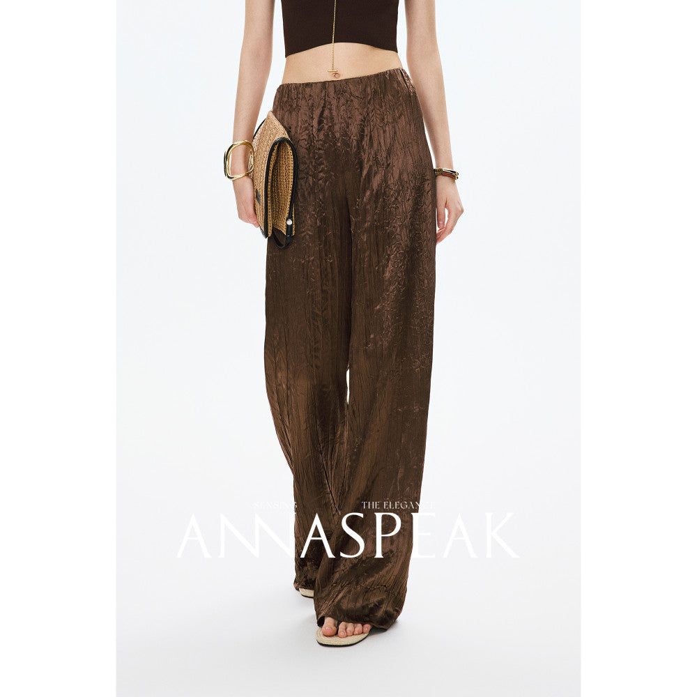 In stock ANNASPEAK Miyake Style Eastman Acetate Waterfall Fold Half Skirt Dress Slimming Four Piece Set image 46