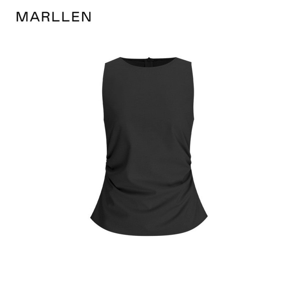 Marllen Fireworks Twilight Commuting Bamboo Knot Drawn Waist Half Skirt Set Elegant and Proper Skirt Summer image 45