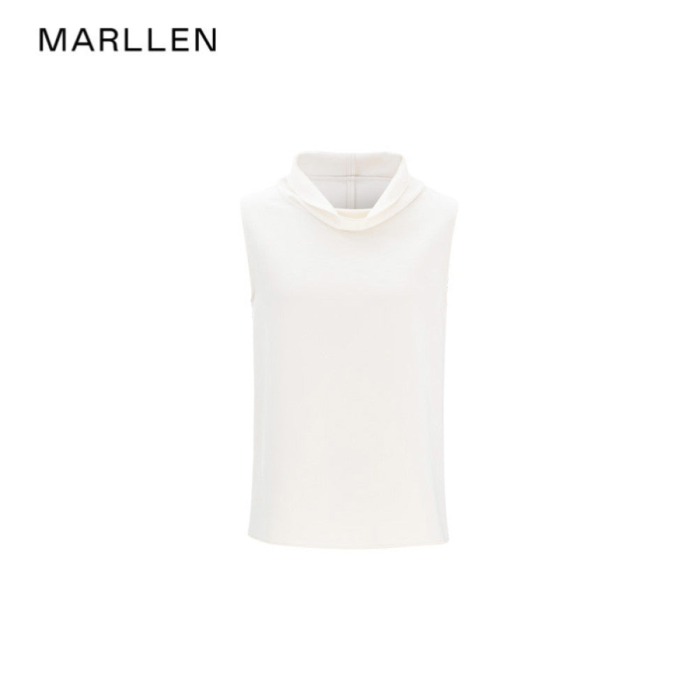 Marllen Flowing Light Dream Niche Non collision Set Swinging Collar Sleeveless Top Casual Pants Commuter Set Women image 84