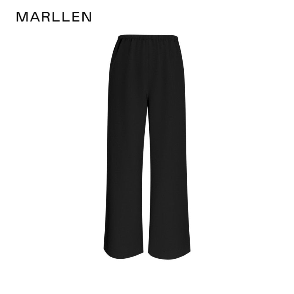 Marllen Flowing Light Dream Niche Non collision Set Swinging Collar Sleeveless Top Casual Pants Commuter Set Women image 35