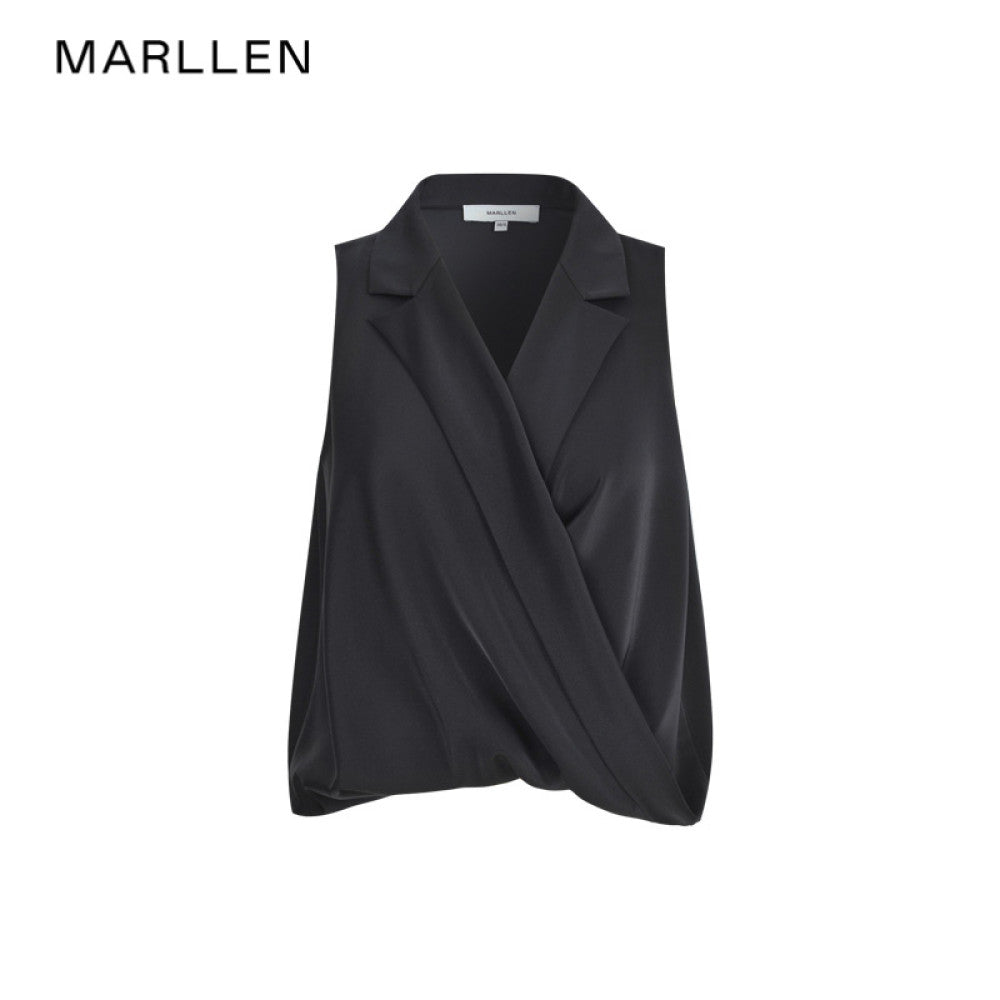 Marllen Night Charm Fashion Environmental Protection Anti Wrinkle Pendant Stylish Sleeveless V neck Suit Tank Top Pants Set image 13