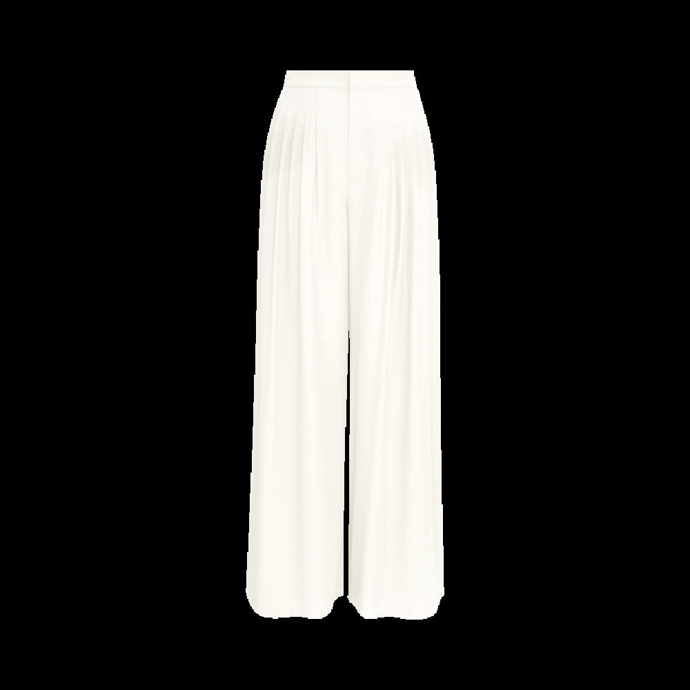 Marllen new Chinese style slightly swing collar Tencel shirt wide leg pants suit women summer image 49