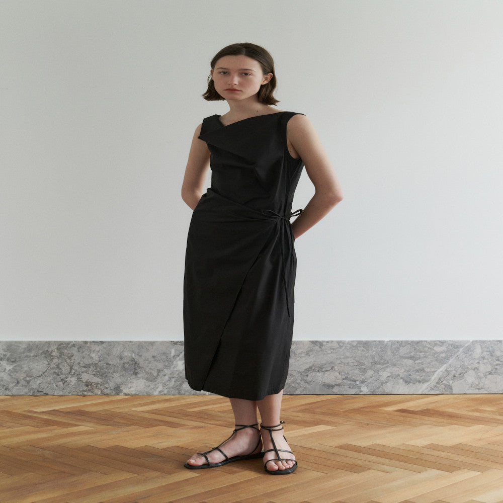 RUISHI Relaxing Atmosphere Elegant Commuting Slimming Look Sleeveless Swing Neck Dress for Women Summer image 19