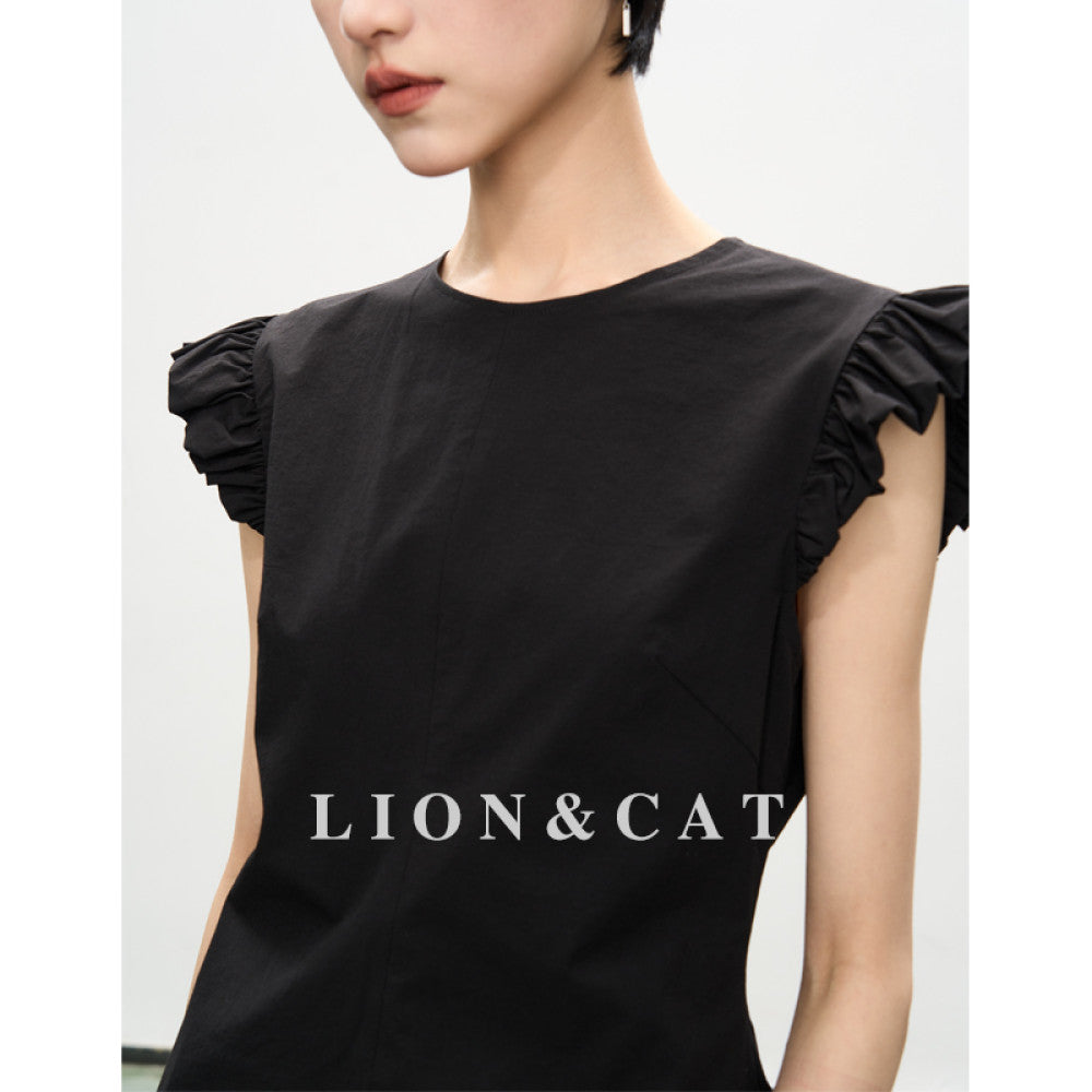 LC Cloud Bud Skirt summer new style temperament lady high waist pure white bud skirt versatile slim image 26