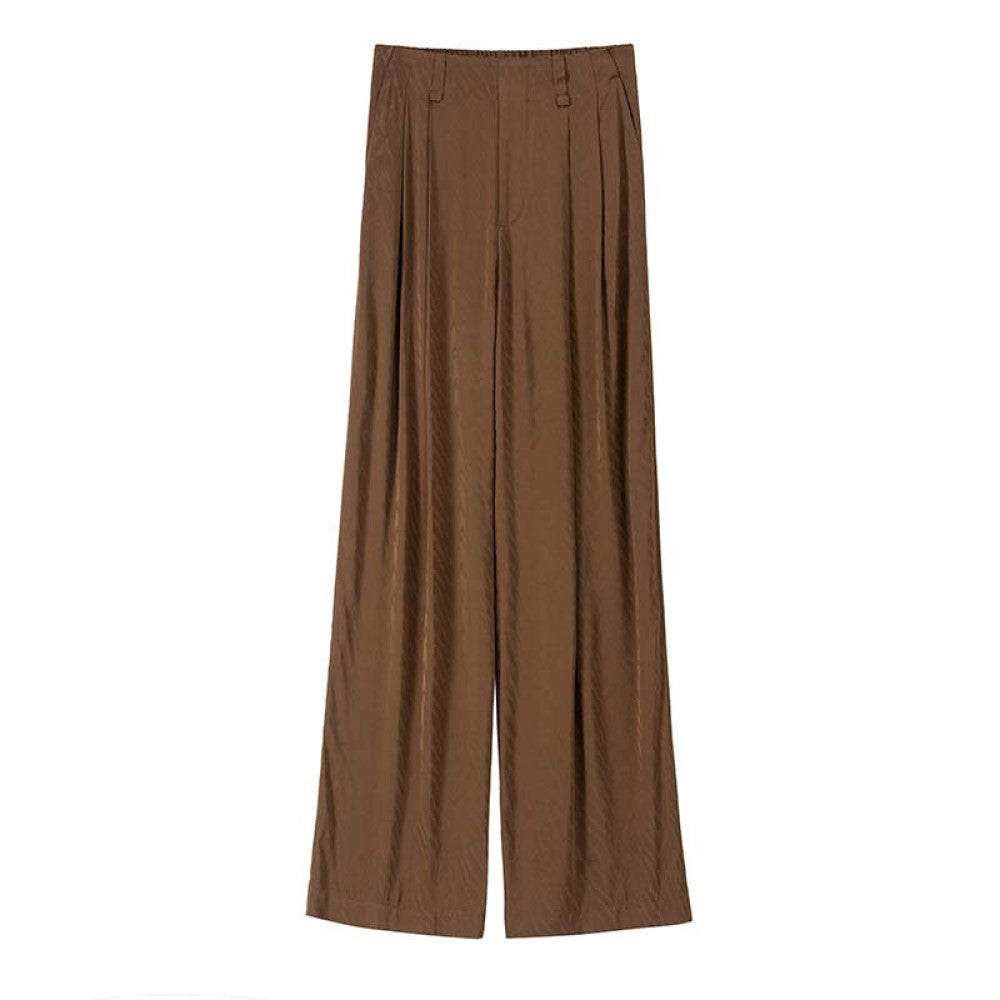 Zebra Light and Shadow ROSELINGLING Zebra Pattern Bare Feel Comfortable Wrinkle Pair Fashionable Air Wide Leg Pants image 26