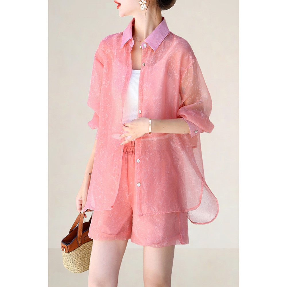 ASAYA4683 â Breezy Sheer Three-Piece Set ðŋðļ