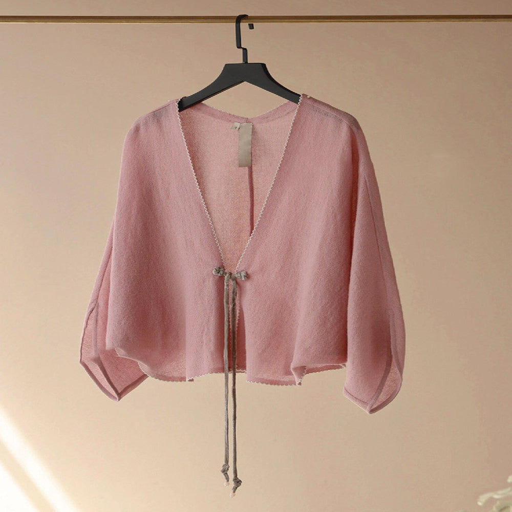 Chinese style temperament retro cool gentle drape shirt 2025 new fashion commuting slim shirt sunscreen cardigan image 1