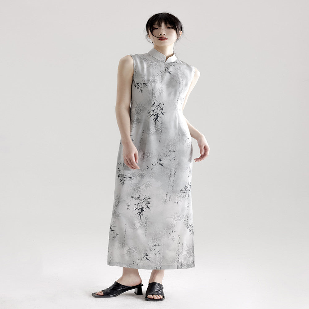 APOZi collection New Chinese style Chinese style women s clothing summer sleeveless improved cheongsam youth collection image 13
