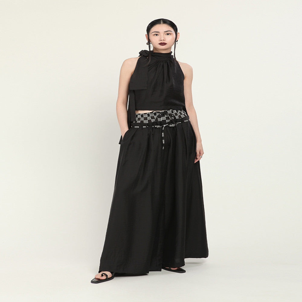 MIA HAN Spring New Product Women s Versatile Handsome Fairy Style Double Waist Wide Leg Pants Skirts Pants Casual Pants image 4