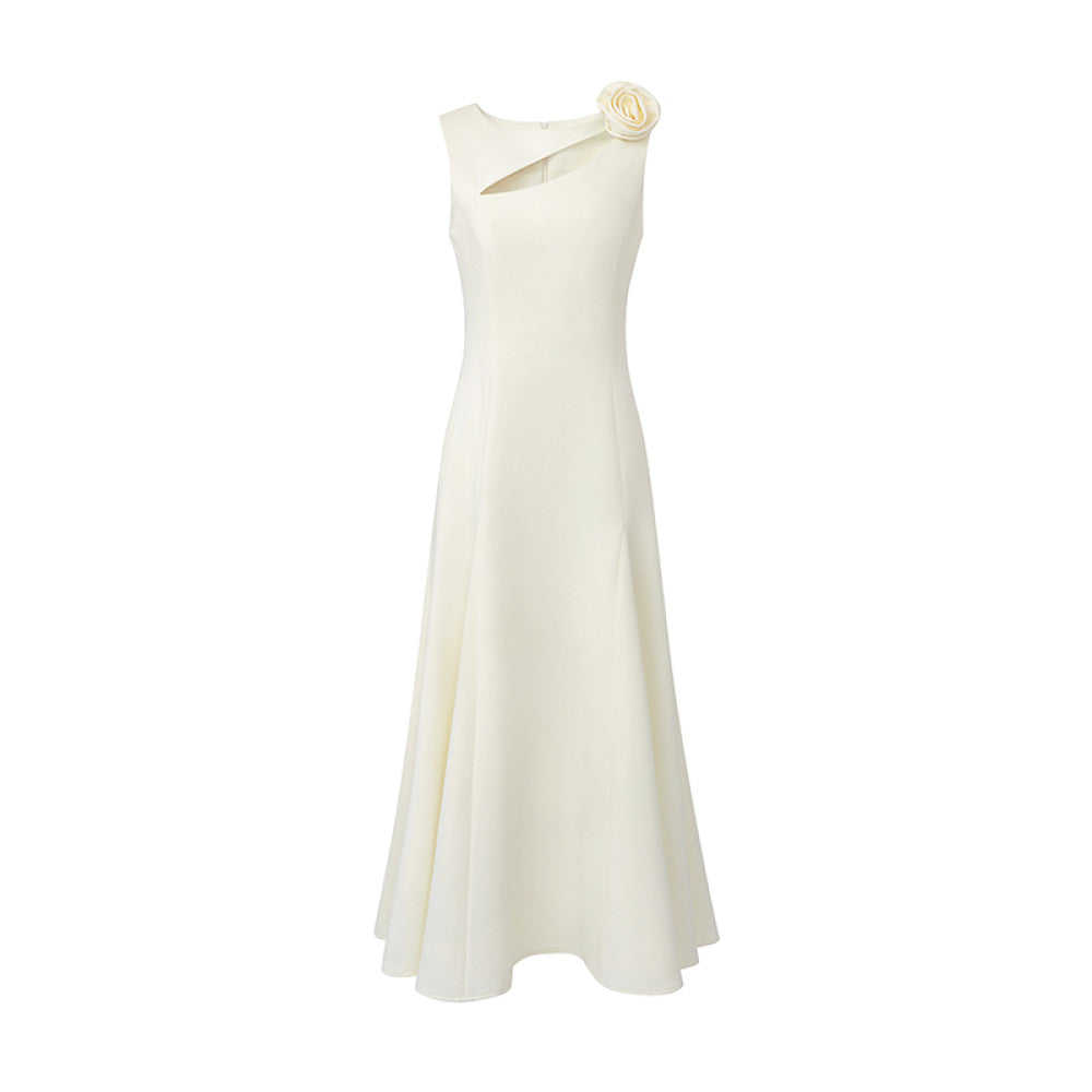 ASAYA3243 - Dress with a simple and elegant design, but with one shoulder.