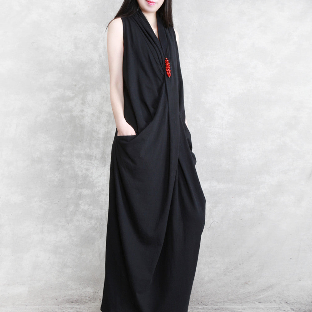 Xifeng brand pure cotton goddess style dress looks slim irregular elegant solid color vest skirt beautiful for spring and summer 2025 image 14