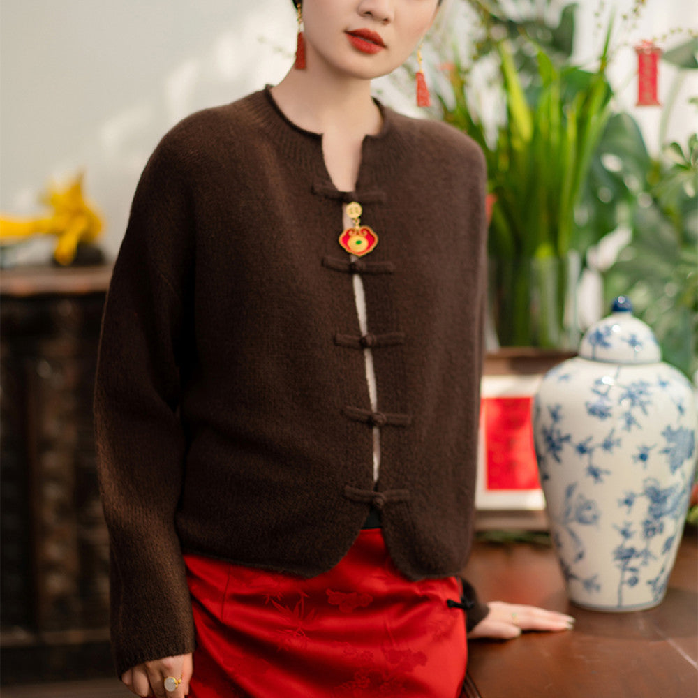 Town Store Baby KLYR502 Three piece cashmere cardigan for hand high end cotton candy cashmere base sweater for autumn and winter women image 34