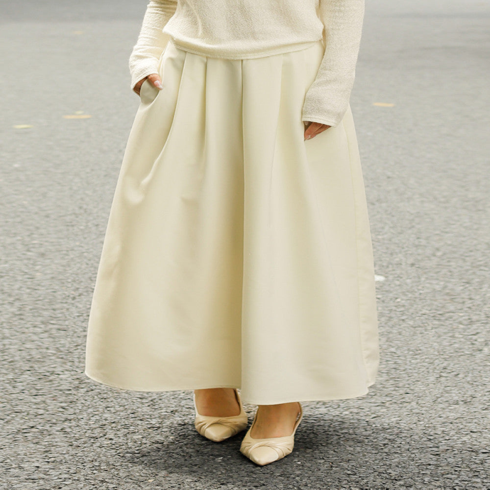 Apricot Language Please Mr Lu Apricot Chinese Style New Chinese Style Three Dimensional Flower Long Sleeve Suit Coat Half Skirt image 13