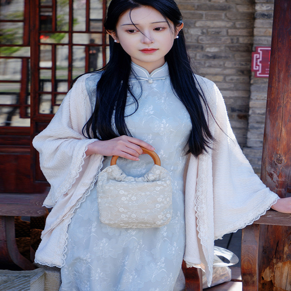 ASAYA2866 Retro literary spring and summer all-match knitted cardigan