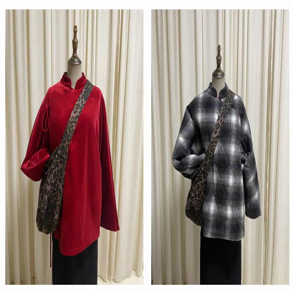 ASAYA2738 New Versatile Chinese Style Cotton Clothes Zen Tea Clothes