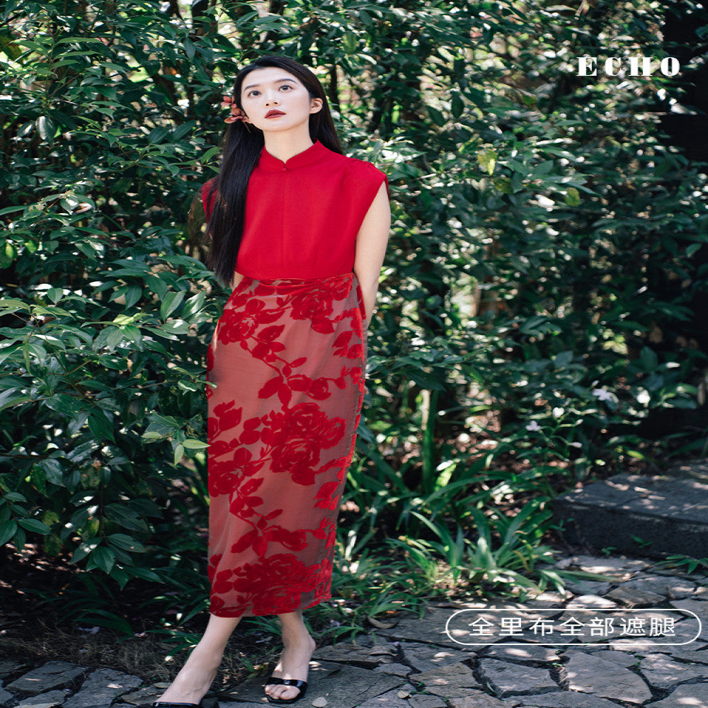 Echo official s new Chinese style improved cheongsam image 3