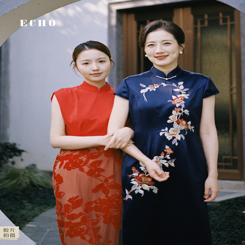 Echo official s new Chinese style improved cheongsam image 5