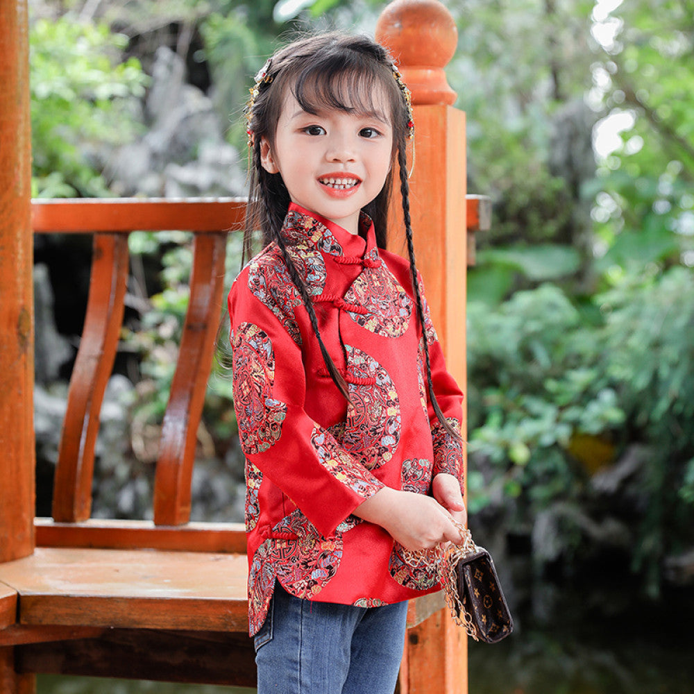 Tang Costume Chinese Style Women s Autumn National Style China Chic New Year Celebration Celebration Retro Chinese New Year Celebration Improved Cheongsam Top image 68