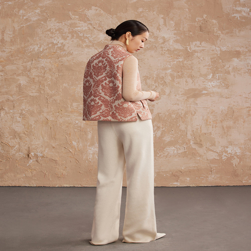 Ruyi Lianyun Autumn and Winter New Style Chenier Jacquard Cotton Jacket Women s Retro New Chinese Style Outerwear Shoulder image 4