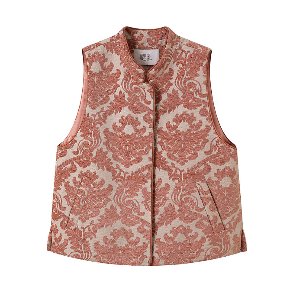 Ruyi Lianyun Autumn and Winter New Style Chenier Jacquard Cotton Jacket Women s Retro New Chinese Style Outerwear Shoulder image 14