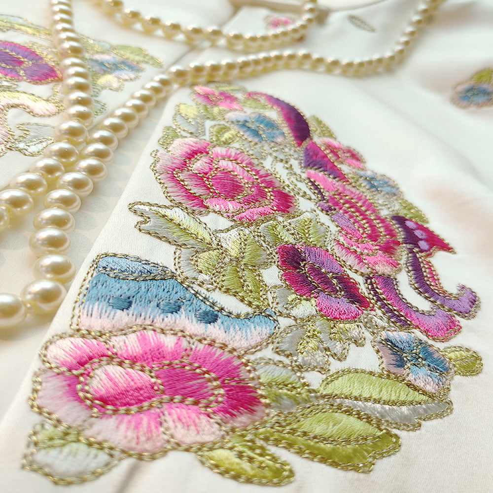 White retro buckle acetate satin vest for women in spring and summer improved new Chinese embroidery top paired with Tang style clothing image 8