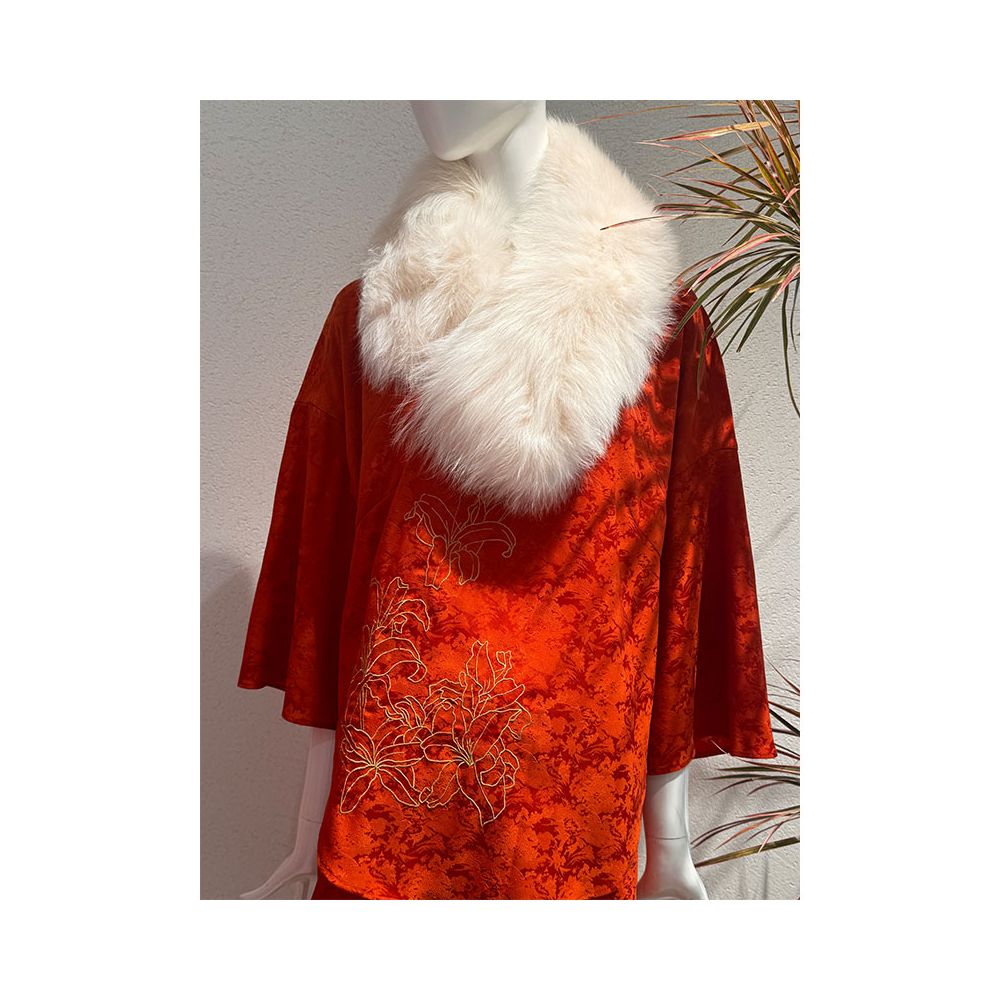 Tang style short jacket for women new Chinese style jacquard slant collar button red New Year s greeting jacket improved Chinese style New Year Tang style winter outfit image 32