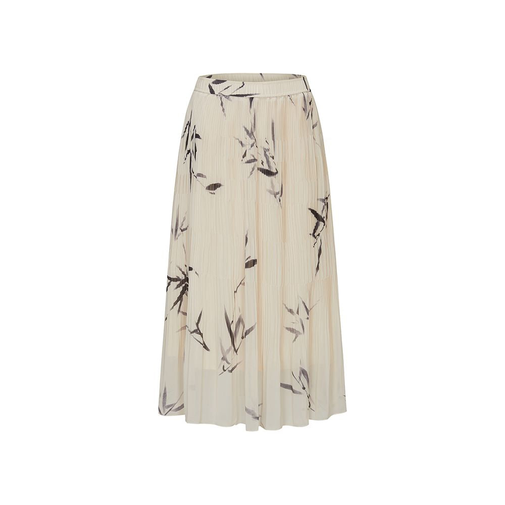 ASAYA2564 Bamboo leaf print new Chinese style top slim shirt