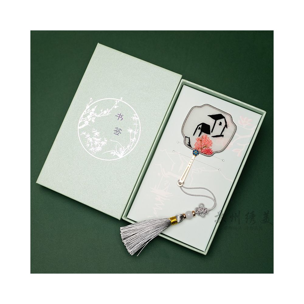 Suzhou Embroidery Handmade Double sided Embroidery Bookmark with Chinese Style Characteristics Suzhou Embroidery Art Gift for School Season Teacher s Day Gift image 16
