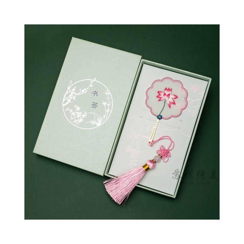 Suzhou Embroidery Handmade Double sided Embroidery Bookmark with Chinese Style Characteristics Suzhou Embroidery Art Gift for School Season Teacher s Day Gift image 25