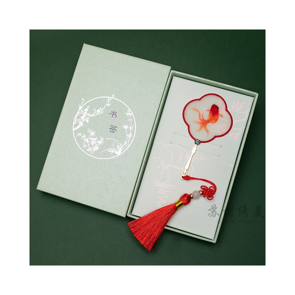 Suzhou Embroidery Handmade Double sided Embroidery Bookmark with Chinese Style Characteristics Suzhou Embroidery Art Gift for School Season Teacher s Day Gift image 26