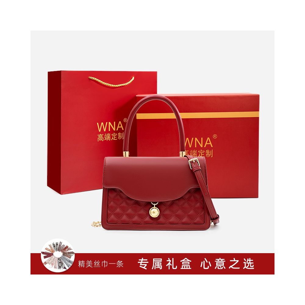 Luan Feng He Ming Red Velvet Wedding Bag Crossed Small Square Bag Premium Handheld Show Wofu Engagement Bridal Bag image 41