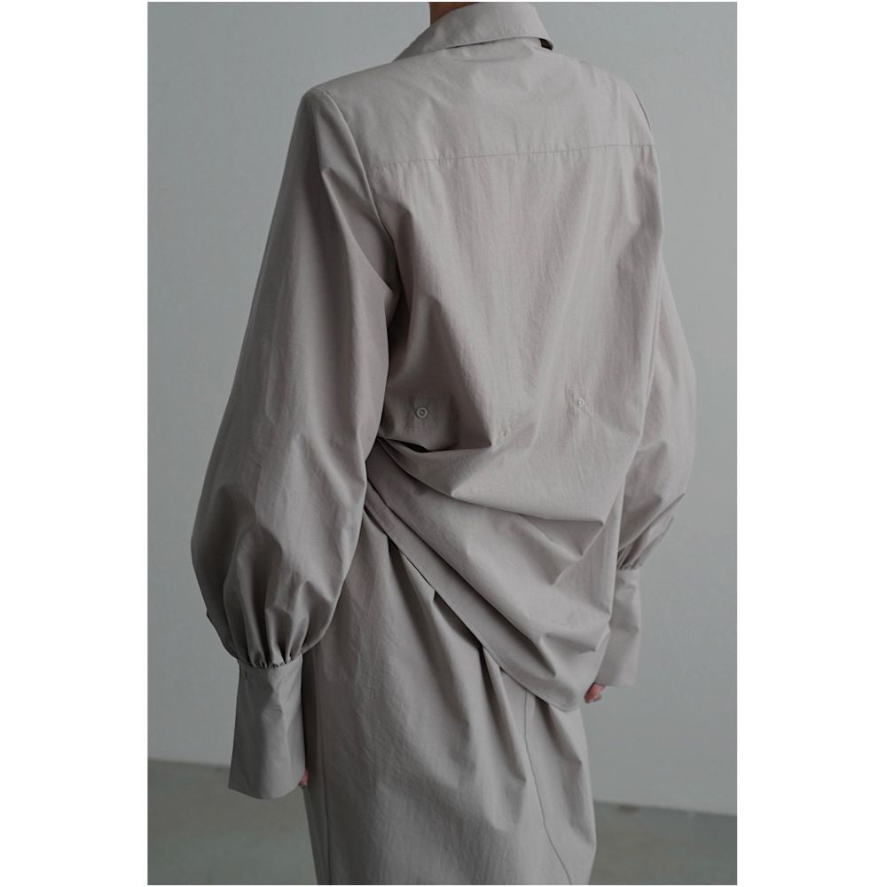Wuyihuanxiang x Chentaitai zippered long sleeved waist shirt image 1
