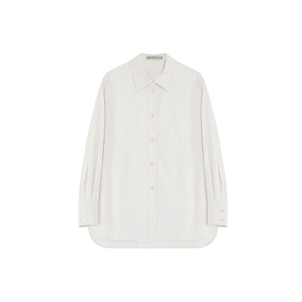 Fan Luo 2025 Autumn New White Shirt Women s Design Sense Small and Popular Loose Retro Stacked Top Long Sleeve Shirt image 20