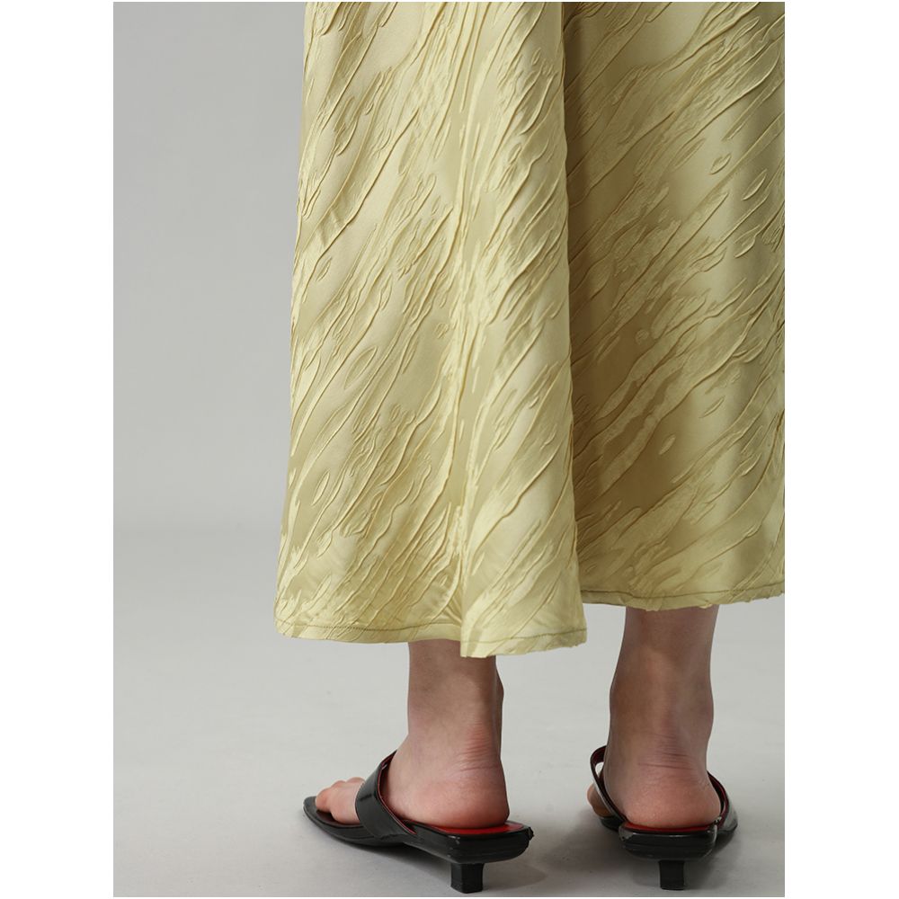 FANLE STUDIOS Imported Jacquard Acetic Acid Anti Wrinkle Slimming High Waist Fish Tail Medium length Chinese Half length Skirt for Women image 5