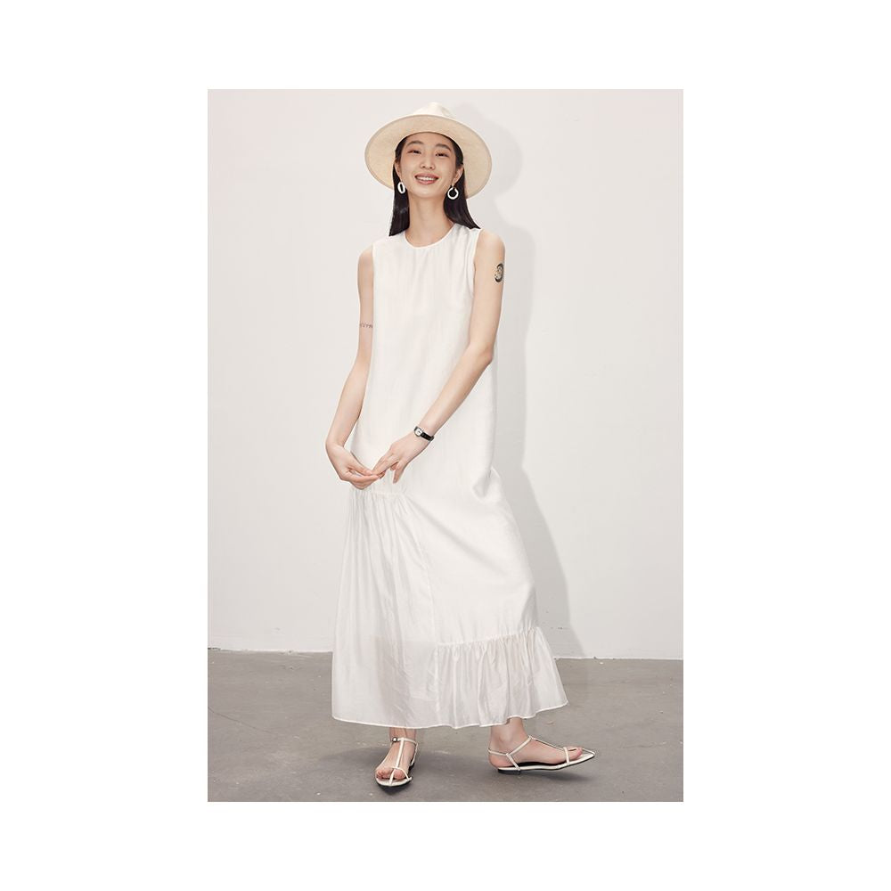 ASAYA2276 Elegant neck dress with fish tail skirt