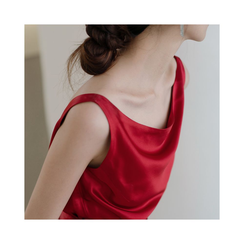 ASAYA2262 Simple Chinese wedding toast dress