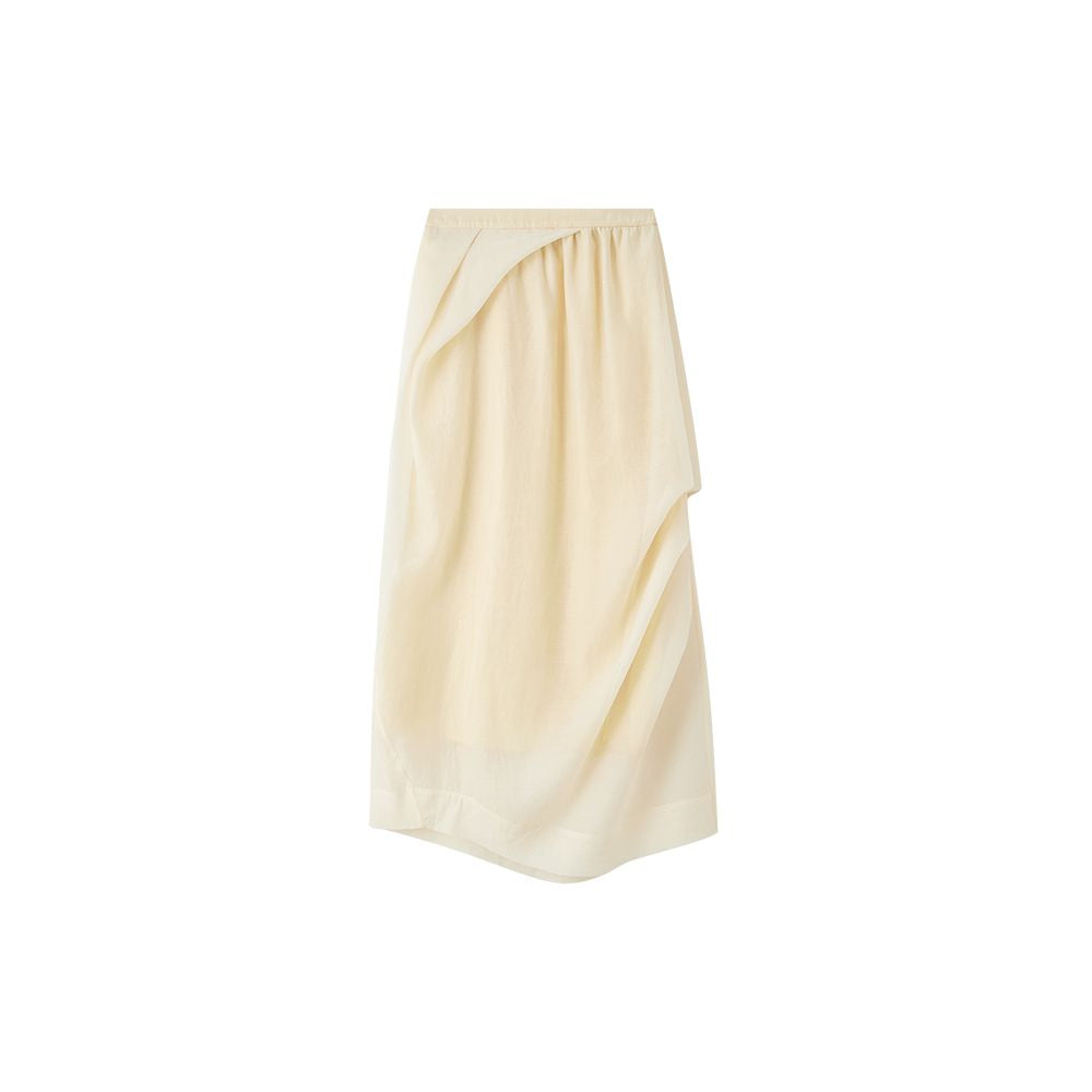 MURURMI Designer Brand Skirt Half Skirt Double Bottom pleated Half Skirt image 12
