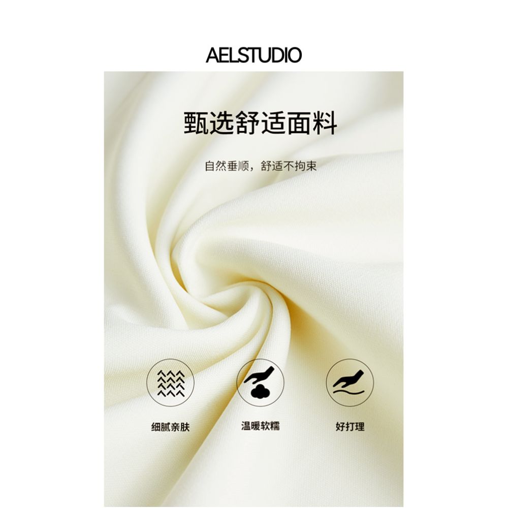 AEL bridesmaid certificate dress elegant sleeveless dress autumn summer 2025 new French texture dress women s annual meeting dress image 5