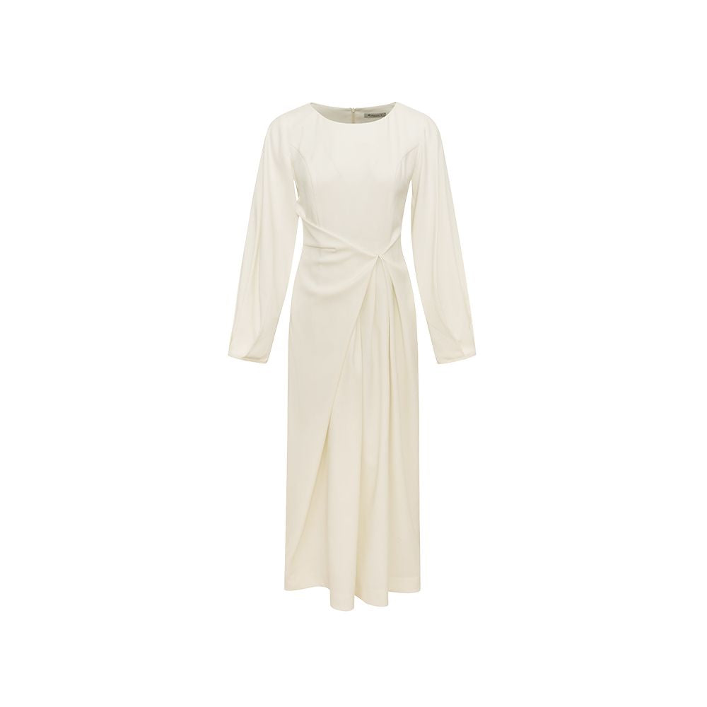 Asaya2163 : AEL original custom asymmetric hollow waist dress summer new French white temperament shirt skirt