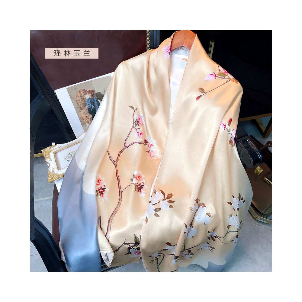 Silk scarf for women 2025 new 100 mulberry silk shawl outer scarf for mother and elders birthday gift image 64