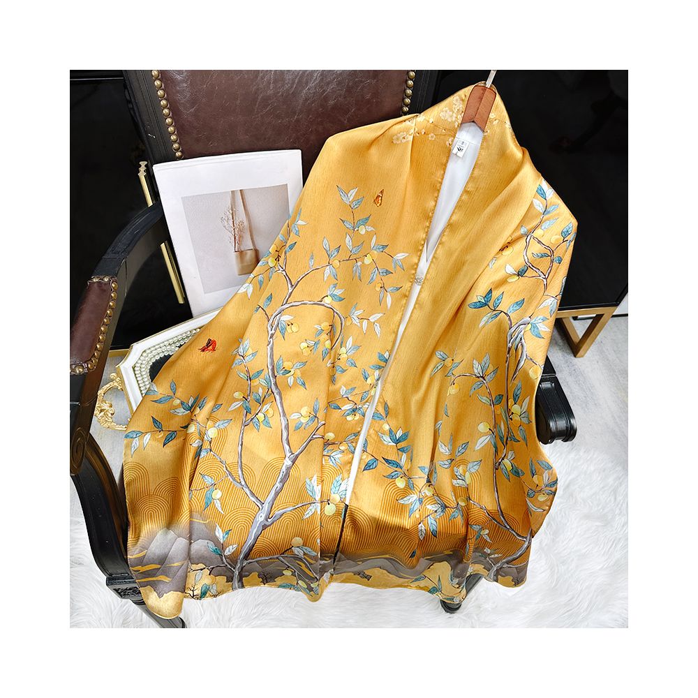 Silk scarf for women 2025 new 100 mulberry silk shawl outer scarf for mother and elders birthday gift image 9