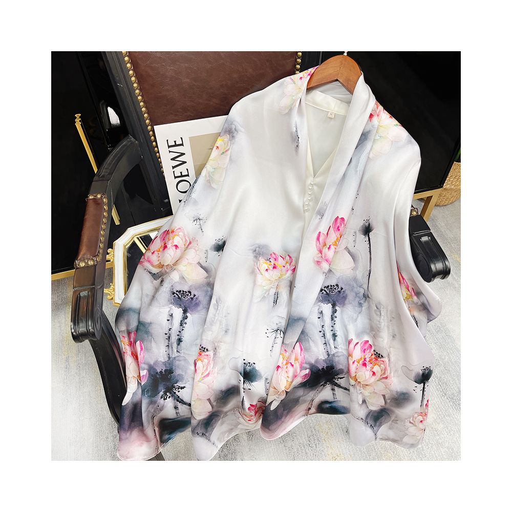 Silk scarf for women 2025 new 100 mulberry silk shawl outer scarf for mother and elders birthday gift image 15
