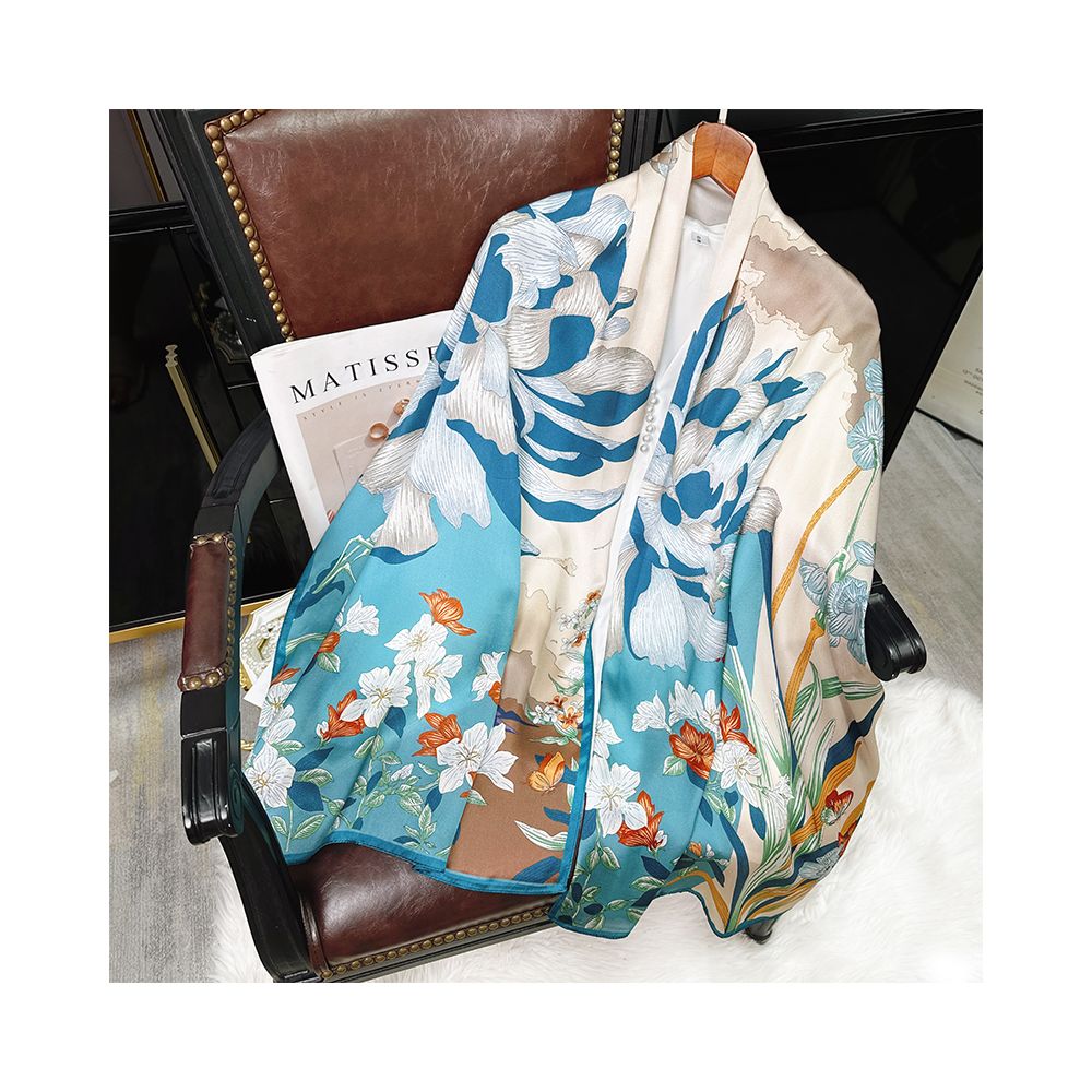 Asaya2144 : Silk scarf women's silk summer all-match mulberry silk Hangzhou silk mother shawl with scarf gift birthday gift