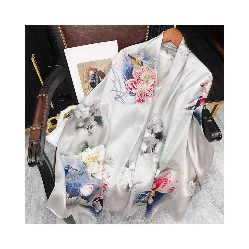 Silk scarf for women 2025 new 100 mulberry silk shawl outer scarf for mother and elders birthday gift image 30