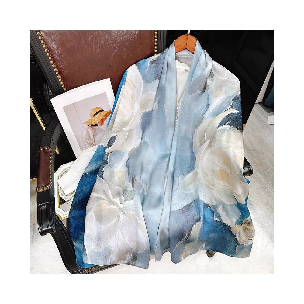 Silk scarf for women 2025 new 100 mulberry silk shawl outer scarf for mother and elders birthday gift image 35