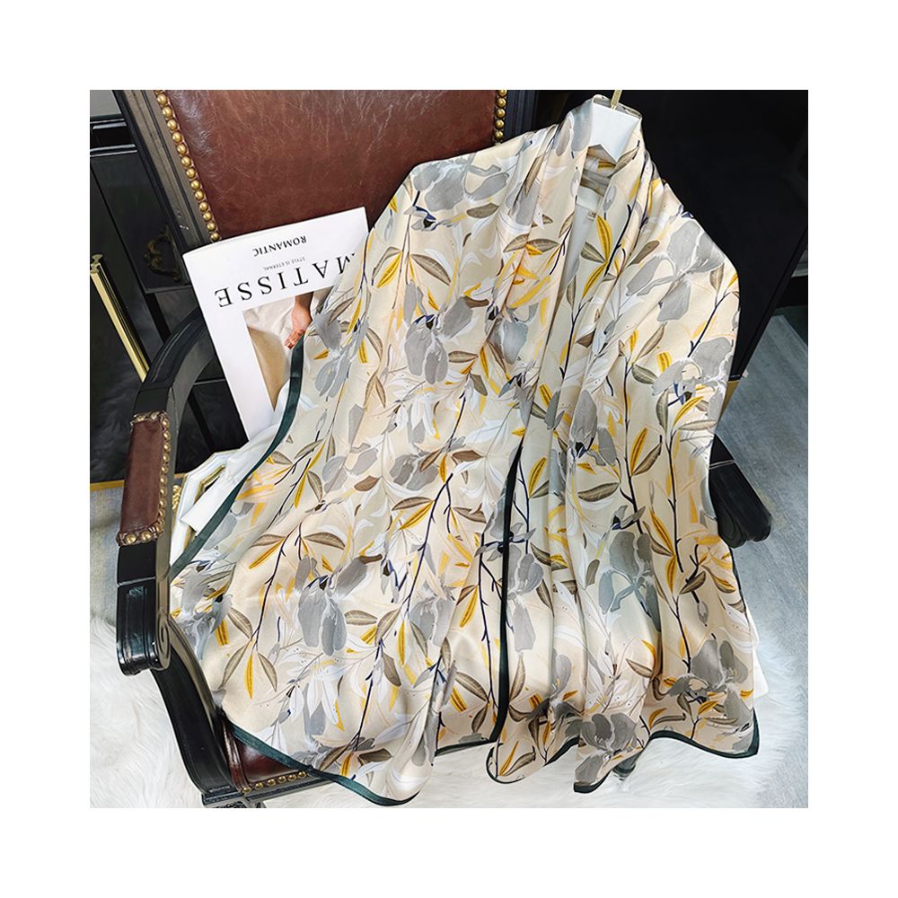 Asaya2144 : Silk scarf women's silk summer all-match mulberry silk Hangzhou silk mother shawl with scarf gift birthday gift